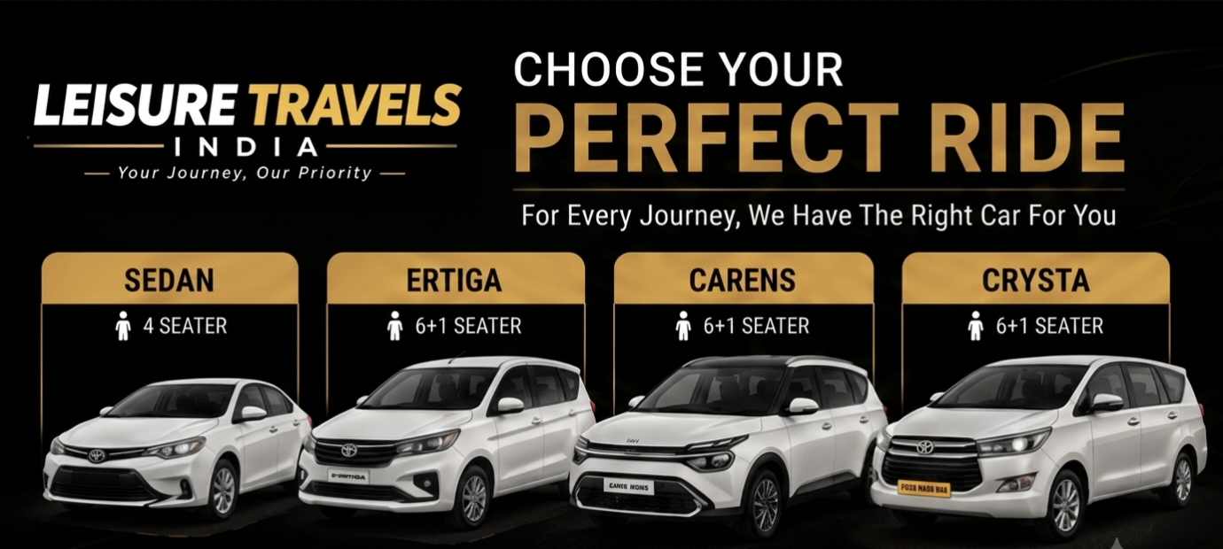 Taxi in agra fleet- Leisure Travels India